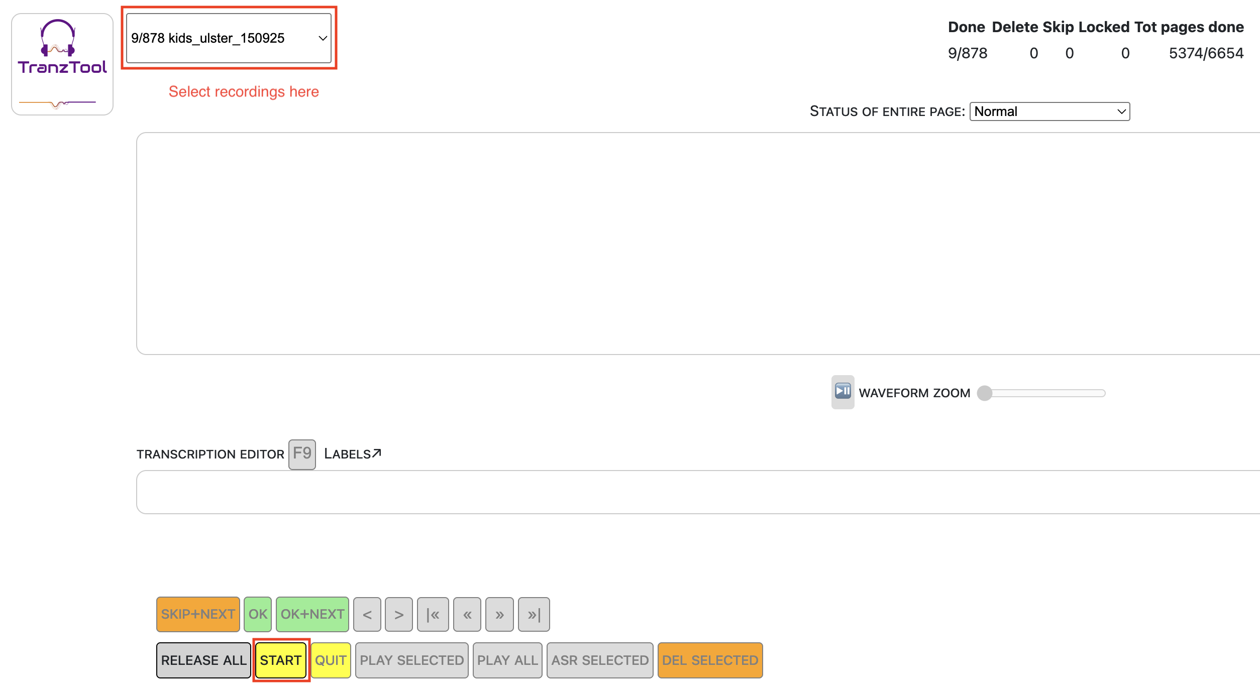 Tranztool loading screen